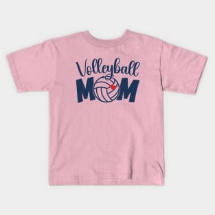 Cute Volleyball Mom Life Senior Volleyball Mama Practice Cheer Mom Kids T-Shirt